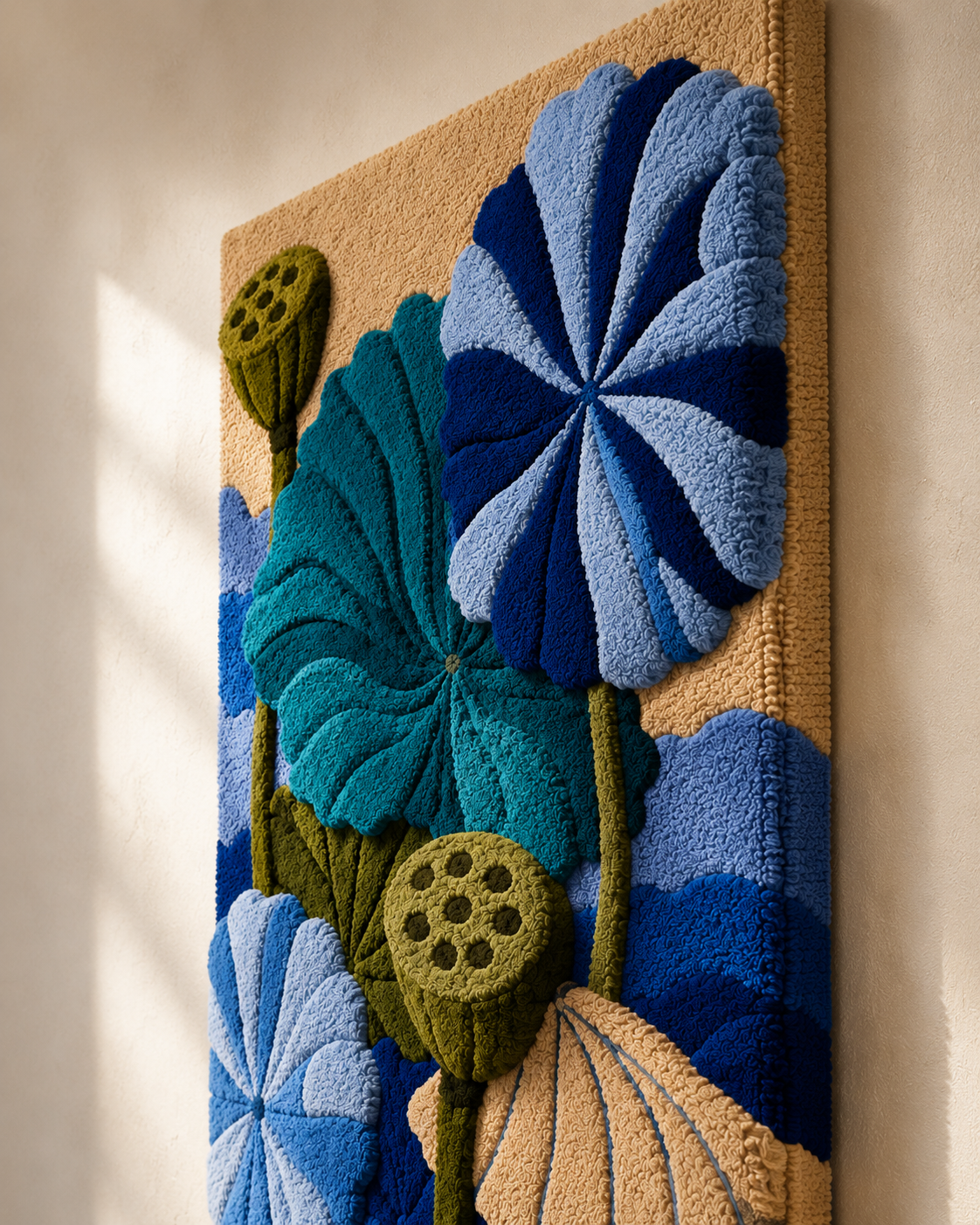 Sage green Hewn Earth wall art featuring intricate filigree design, decorative metal wall decor for interior spaces