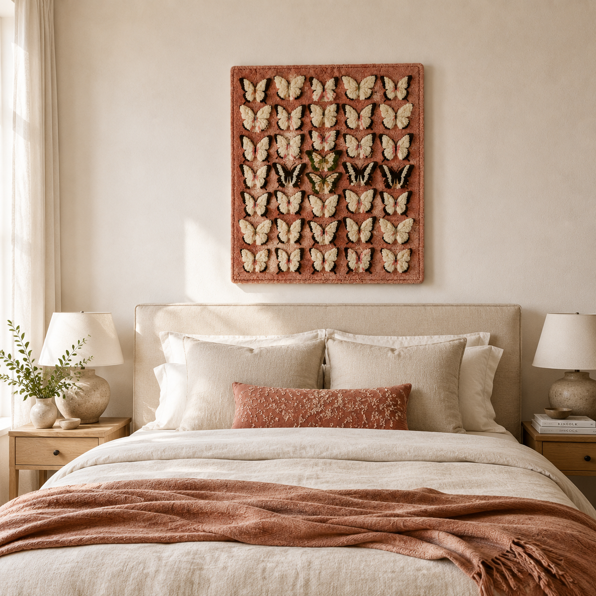 Detailed image of "Tea Time" wall art by Hewn Earth, featuring a serene, artistic design ideal for home decor.