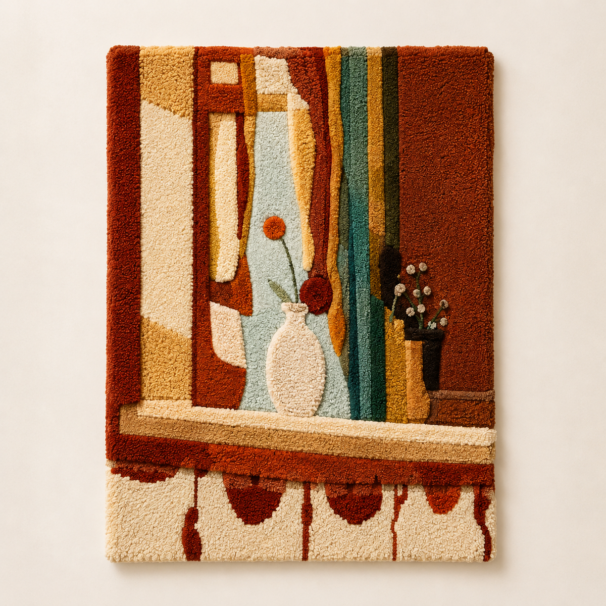 Hewn Earth ornamental still life wall art featuring botanical and natural elements in a decorative framed piece.