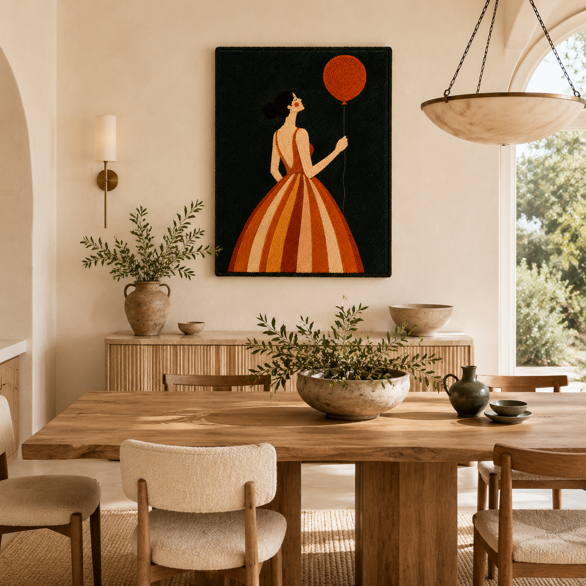 Colorful Wild Animal Parade wall art by Hewn Earth featuring detailed illustrations of various wild animals for home decor.