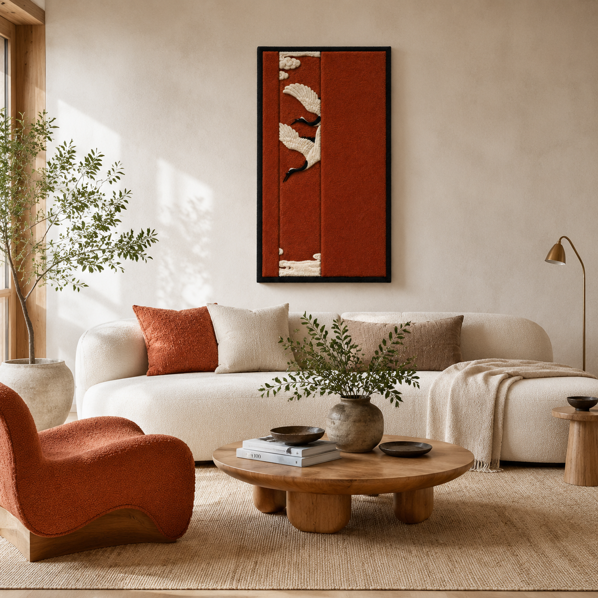 Colorful balloon-themed wall art by Hewn Earth featuring vibrant illustrations on a decorative background.