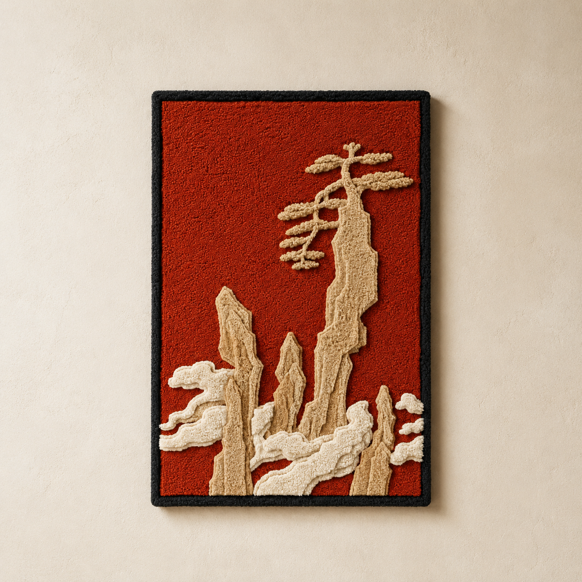 Ornamental lace wall art by Hewn Earth featuring intricate lace-inspired design on a neutral background
