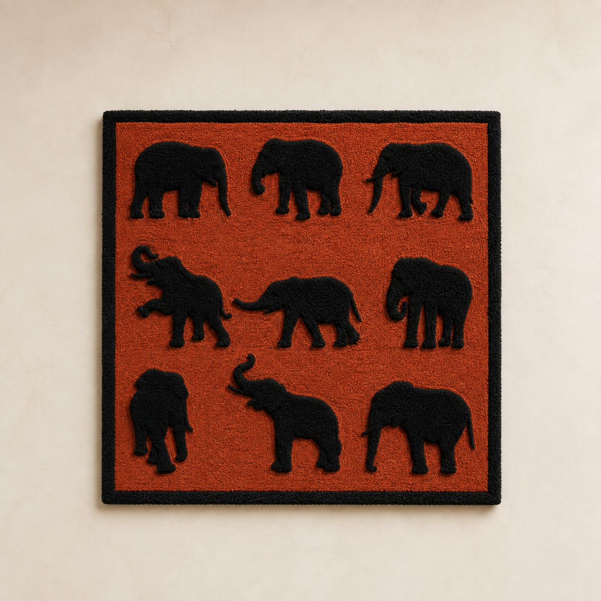 Desert Garden wall art by Hewn Earth featuring a vibrant desert landscape with cacti and rocky formations.