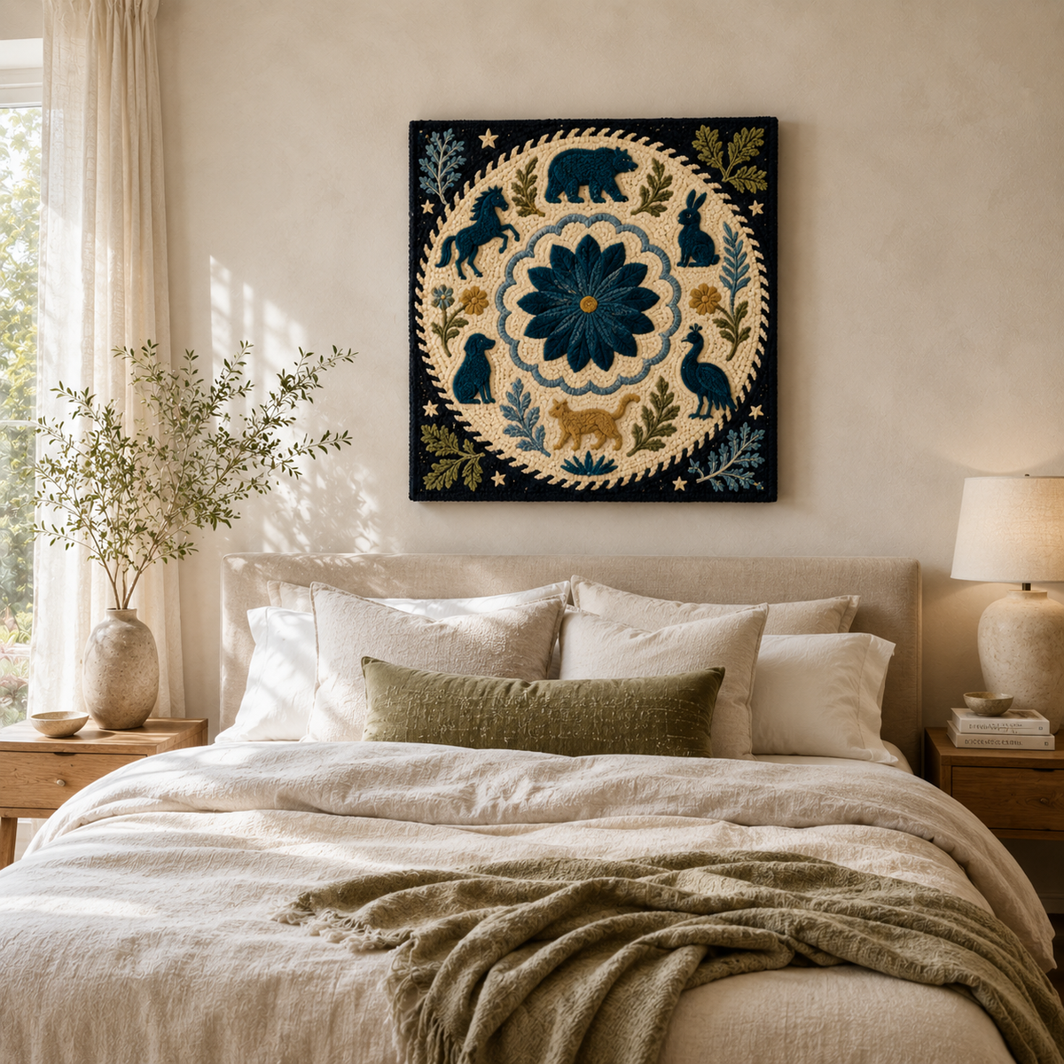 Leopard wall art by Hewn Earth featuring a stylish animal wearing sunglasses, designed for modern home decor.