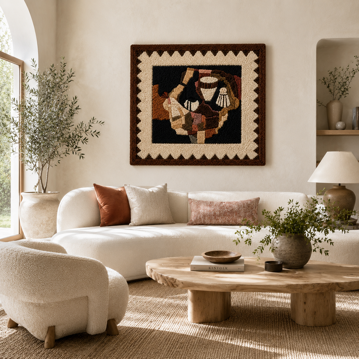 Hewn Earth Hat Parade wall art featuring colorful hats arranged in a playful design, suitable for home decor.