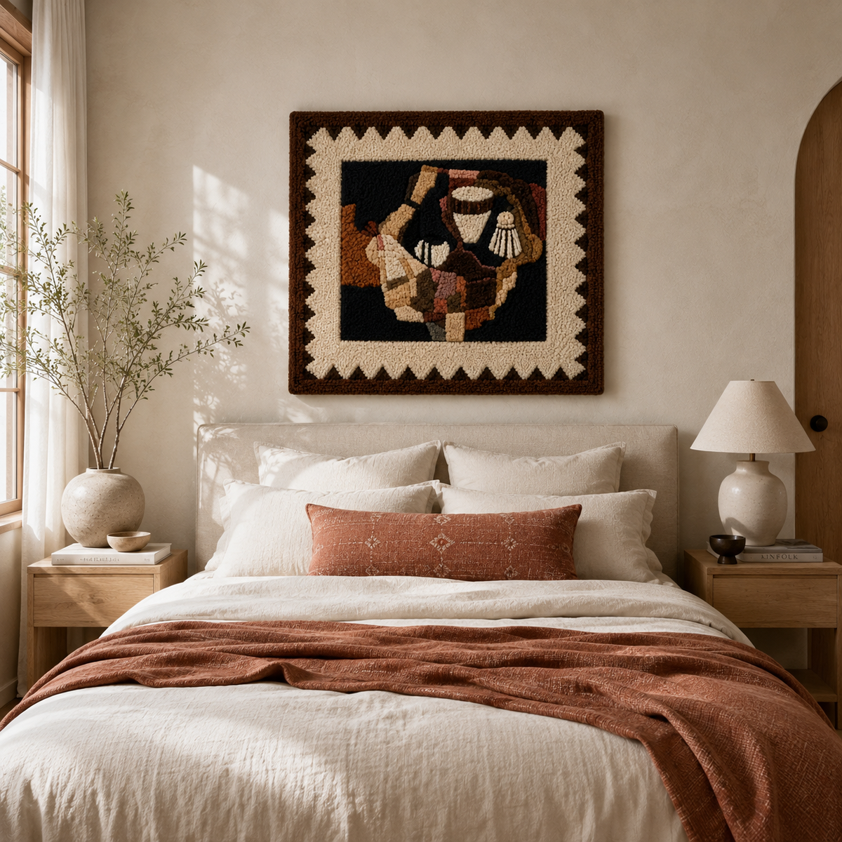 Hewn Earth Wall Art Hat Parade print featuring colorful, detailed illustrations of various hats on a neutral background.