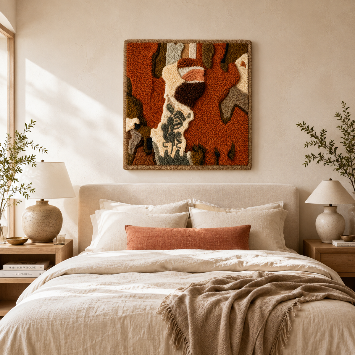 Wall art poster featuring a gathering of hats by Hewn Earth, showcasing a colorful and artistic hat collection illustration.