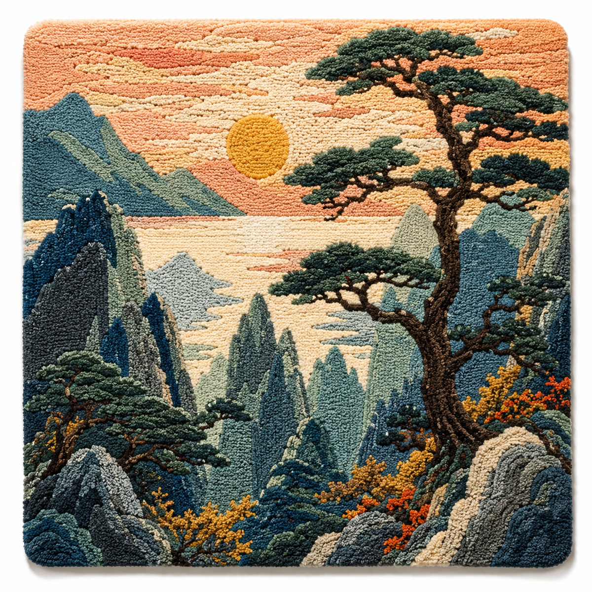 Hewn Earth Leopard Chase wall art featuring a dynamic leopard in a natural, artistic scene for room decor.