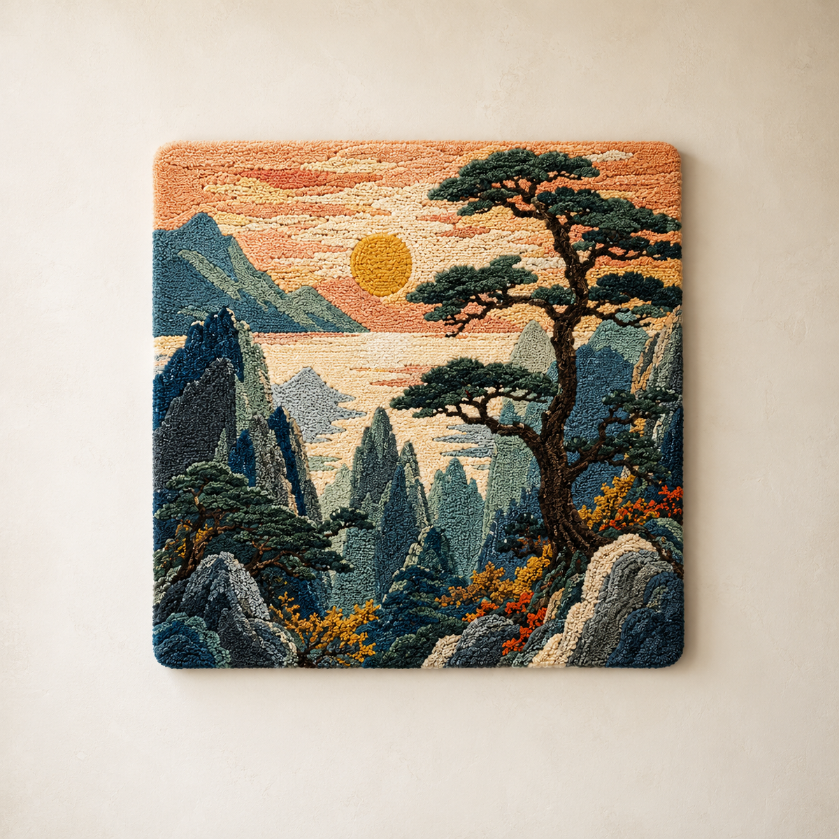 Leopard Chase wall art by Hewn Earth featuring a vibrant leopard in a natural chase scene, suitable for modern home decor.