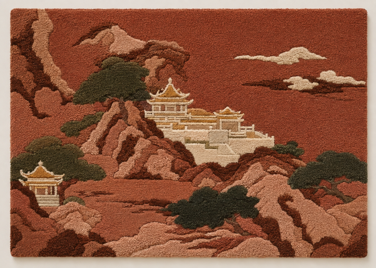 Hewn Earth wall art featuring a crane and leopard design, displayed on a modern room wall for stylish home decor.