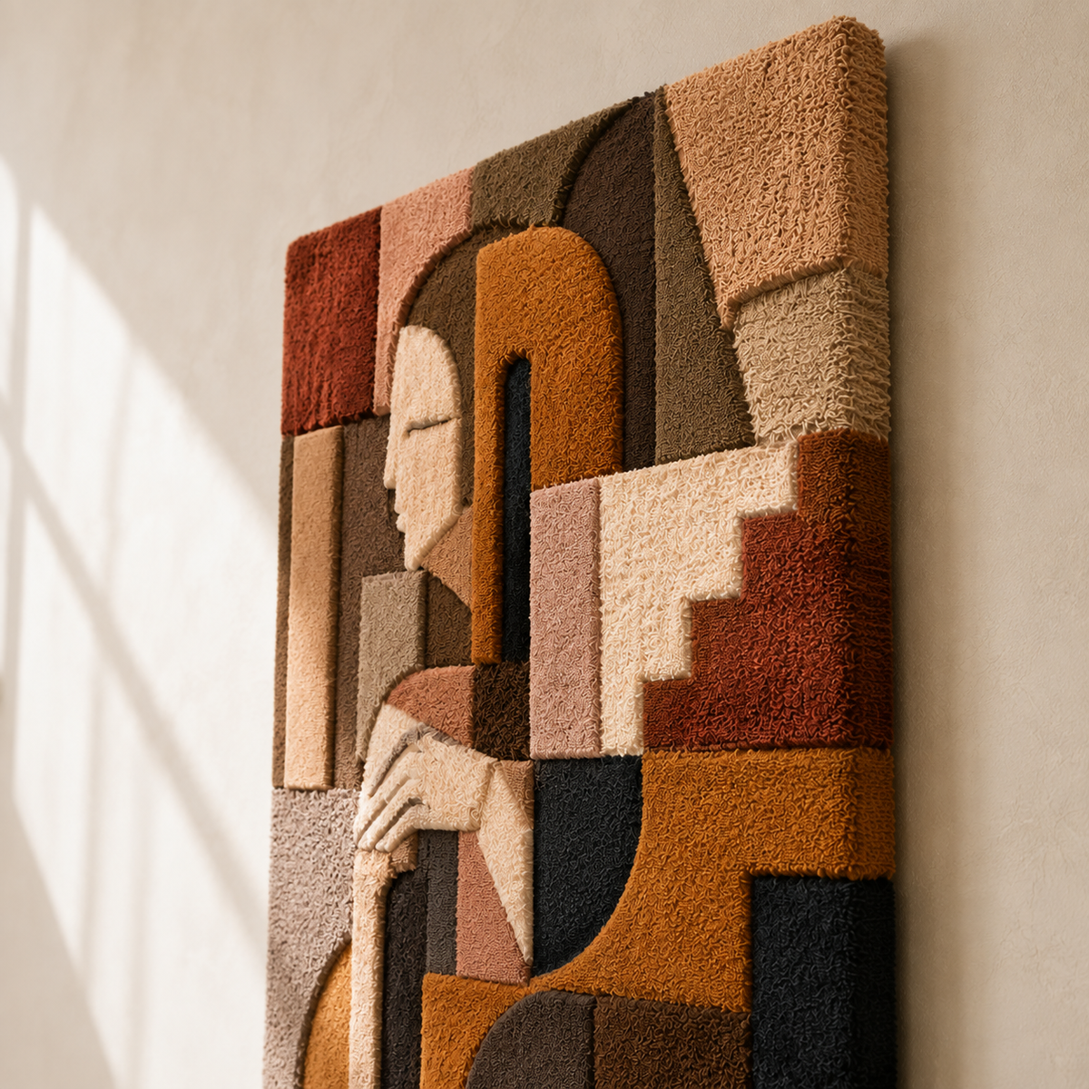 Hewn Earth Mountain Estate wall art print featuring a scenic mountain landscape in earthy tones.
