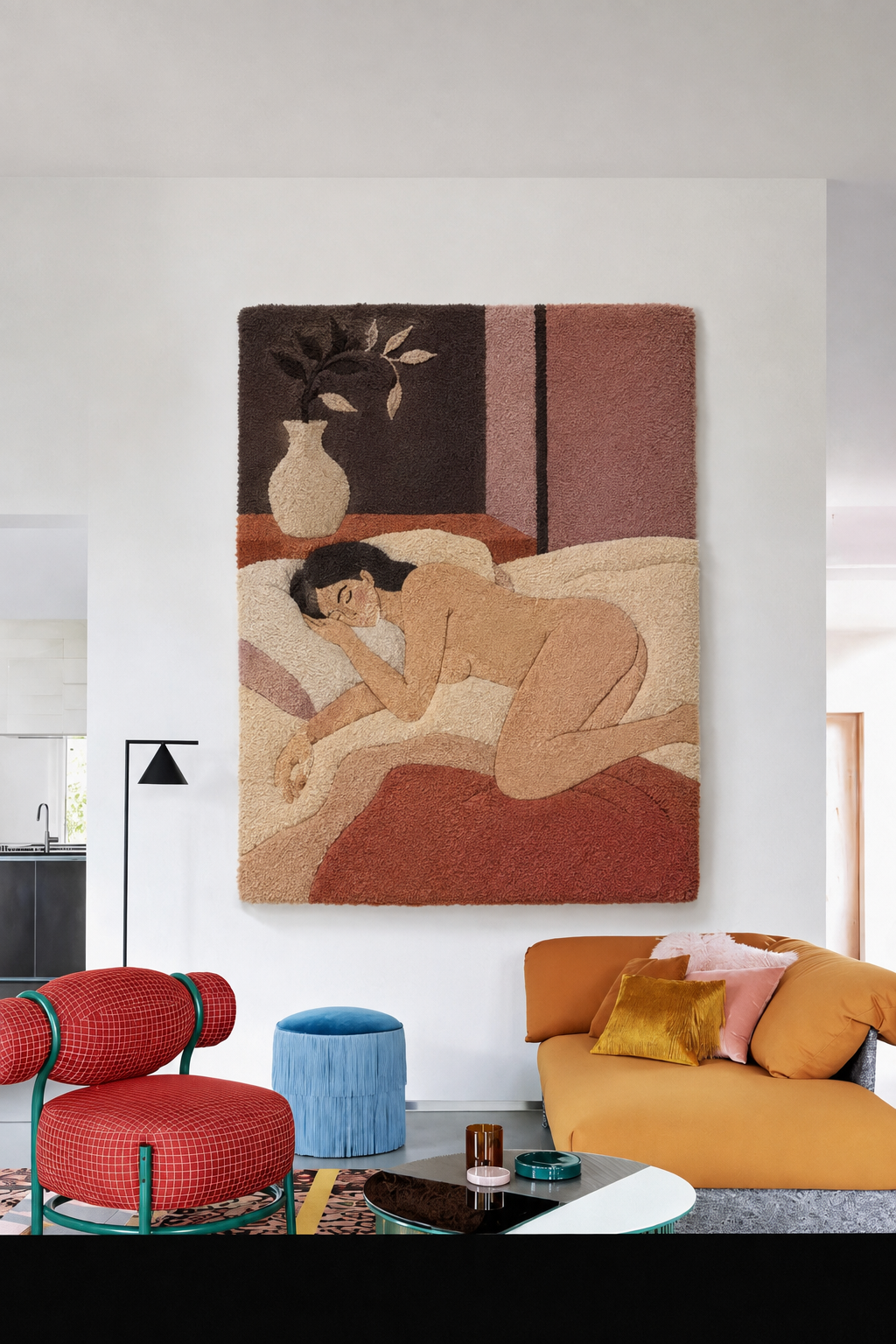 Golden Monkey wall art by Hewn Earth showing a detailed golden monkey illustration on a neutral background.