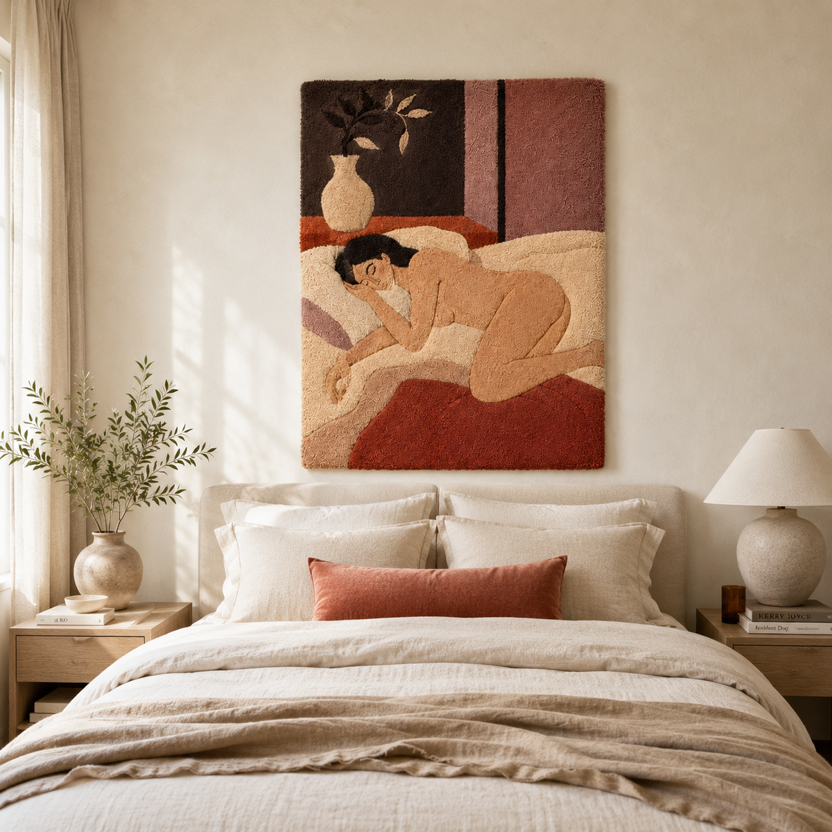 Close-up of Hewn Earth's Golden Monkey wall art featuring intricate details and warm golden tones on a textured background.