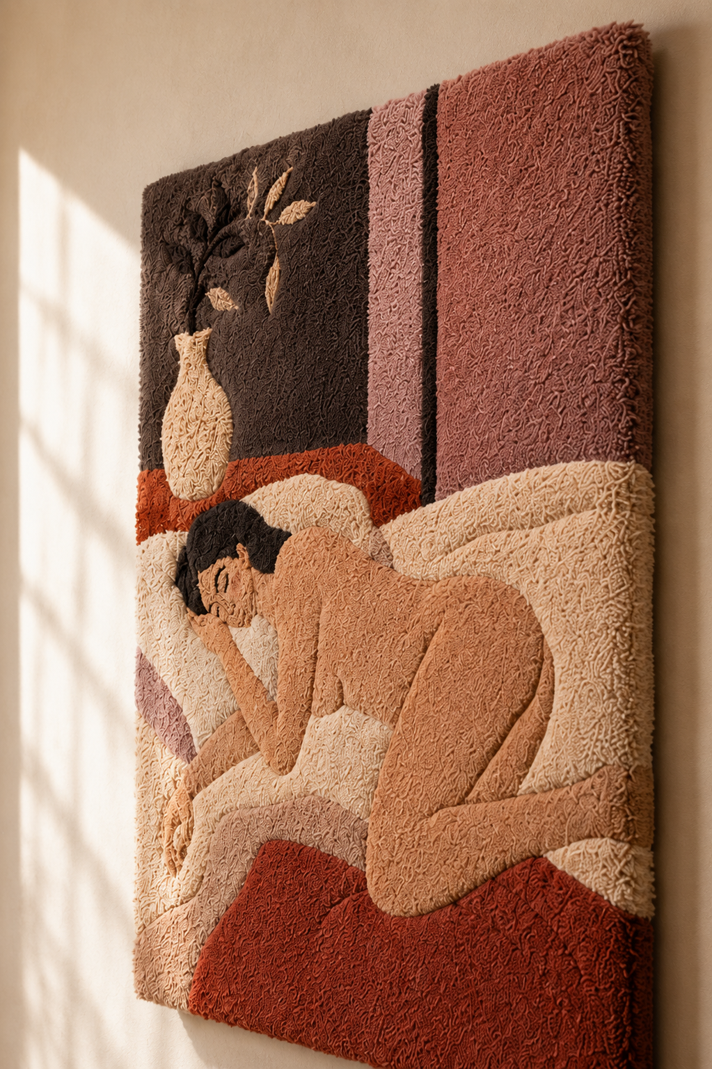 Golden Monkey wall art by Hewn Earth featuring a detailed, artistic depiction of a golden-colored monkey on a textured background.