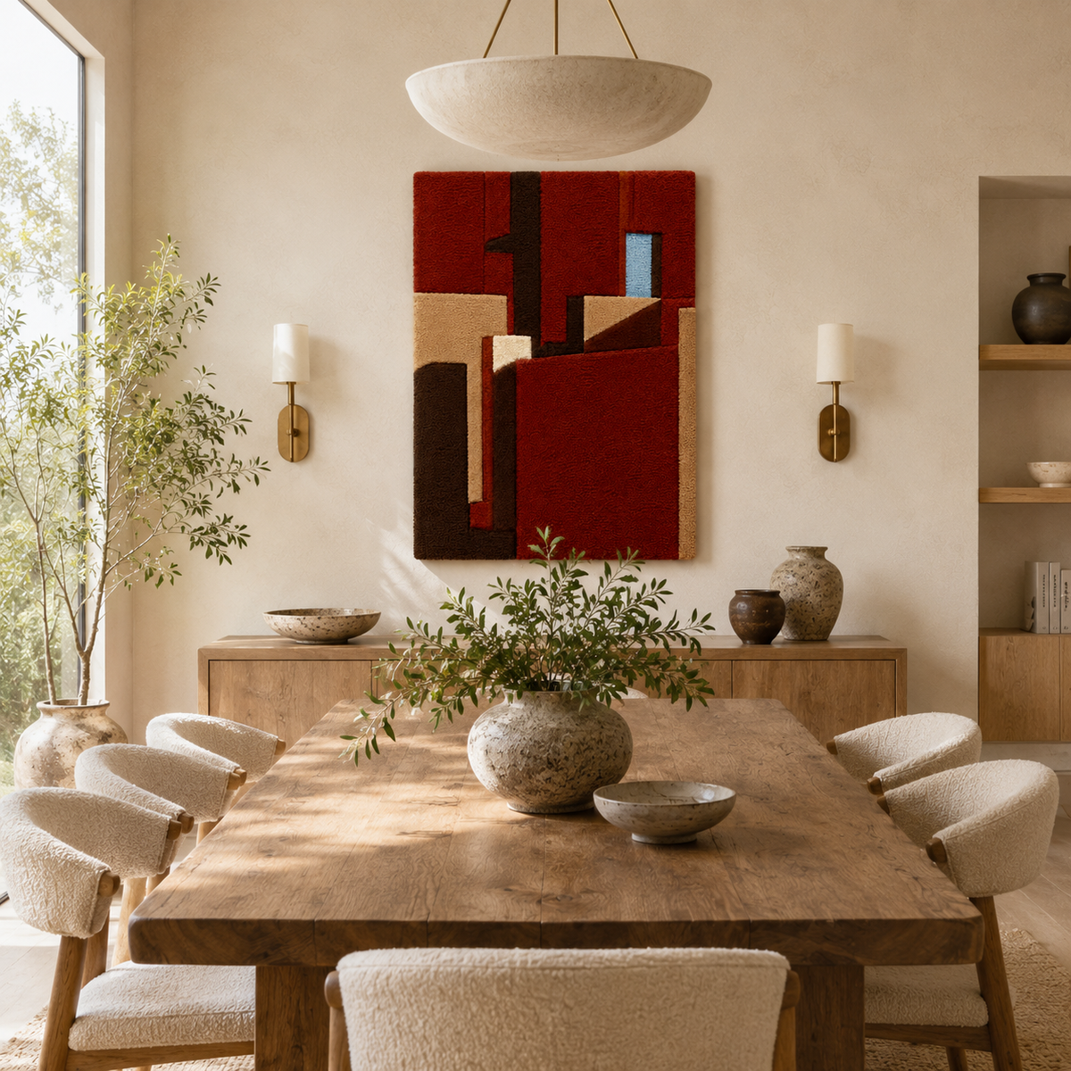 Hewn Earth resting figure wall art showcasing a serene, abstract sculpture in earthy tones for wall decor.