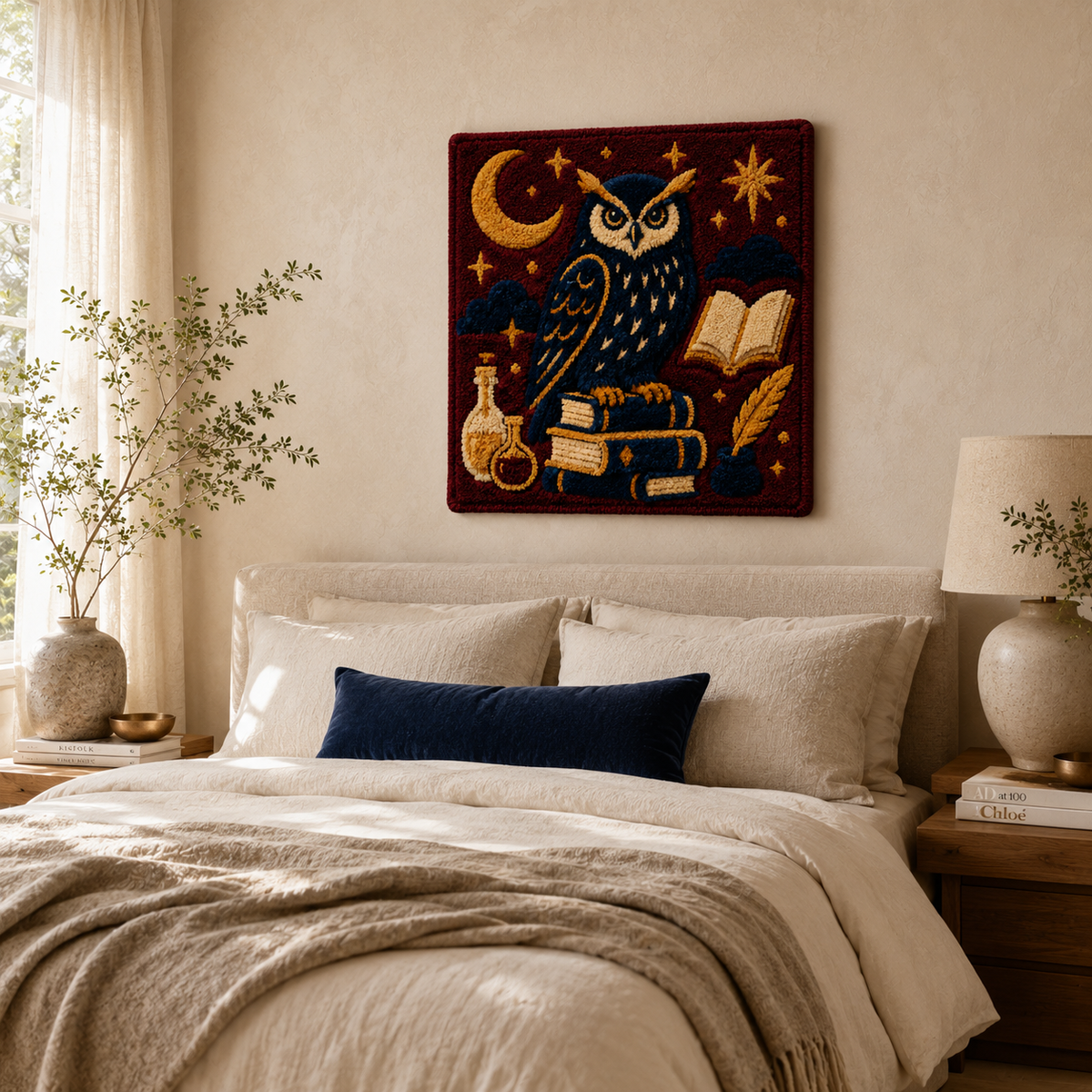 Hewn Earth Ember Nightfall wall art featuring warm, abstract earthy tones on a textured canvas for modern home decor.