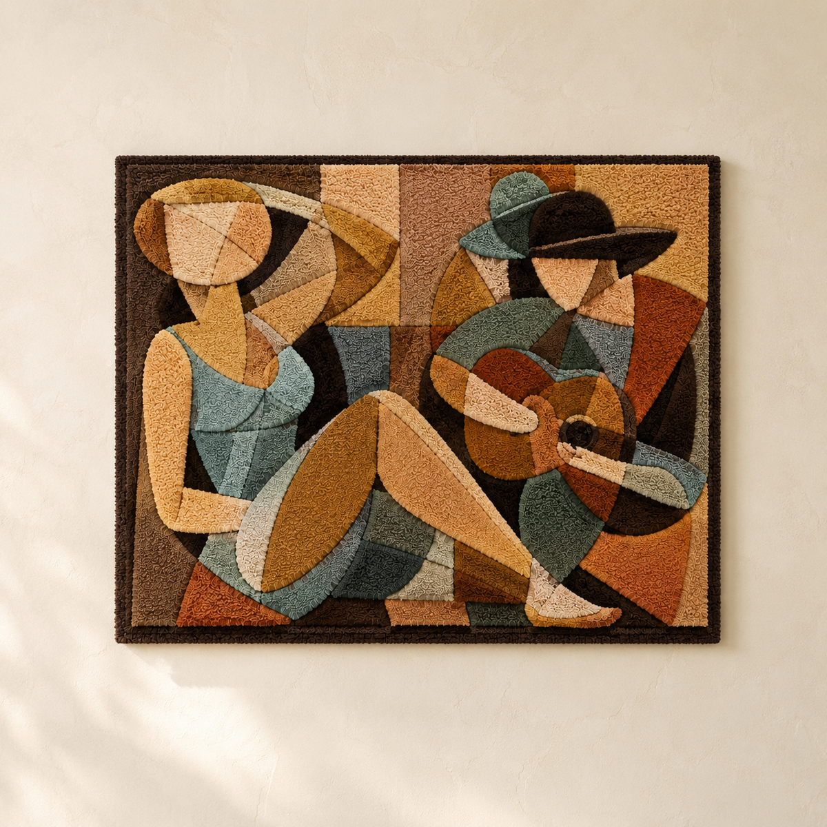 Hewn Earth Gilded Glade wall art featuring a natural, gilded forest scene on a textured canvas for nature-inspired home decor.