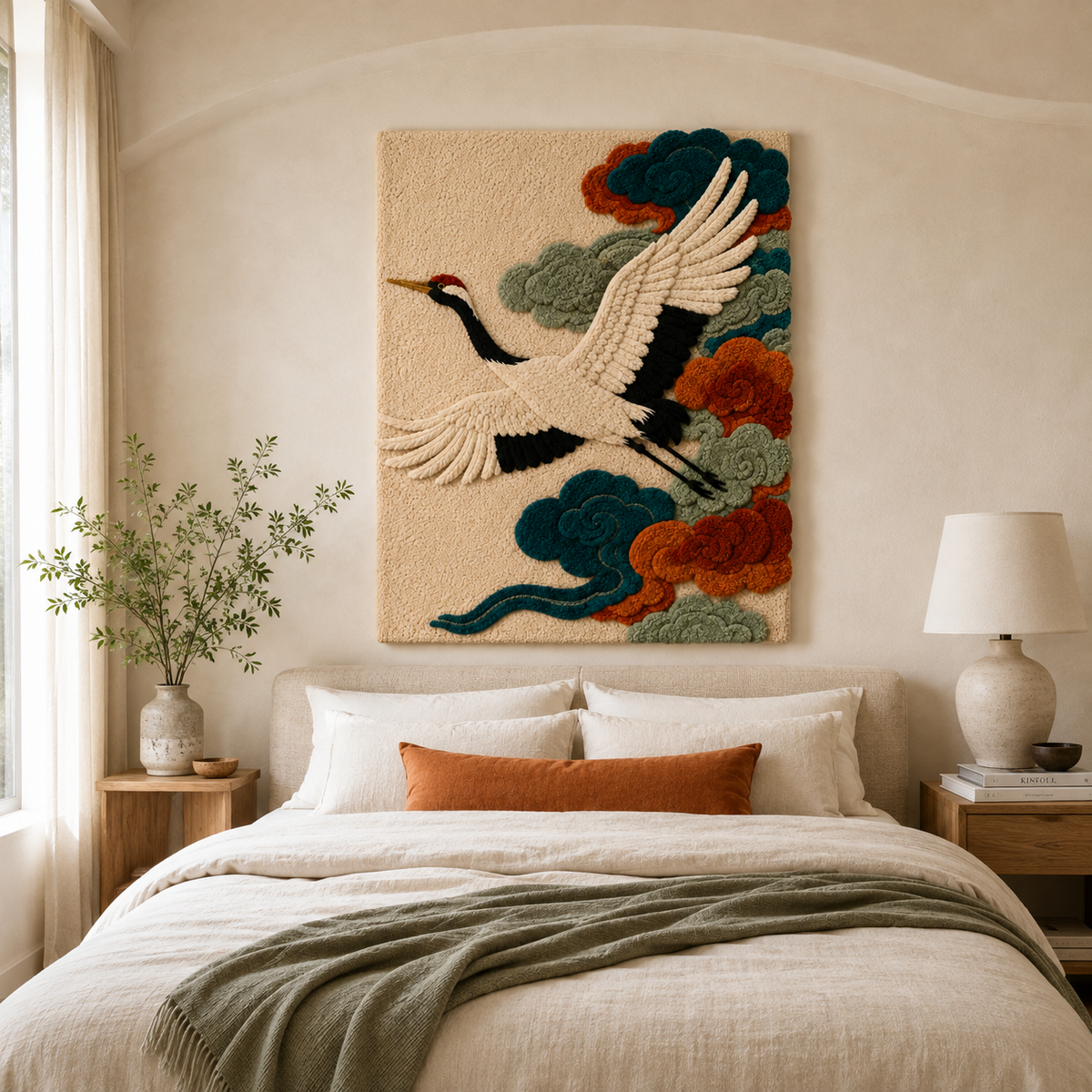 Hewn Earth Gilded Drift wall art featuring abstract gold-toned design on textured canvas.