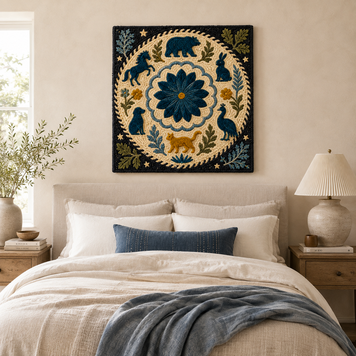 Hewn Earth Afterglow Reverie wall art featuring abstract, warm-toned design on canvas for modern home decor.