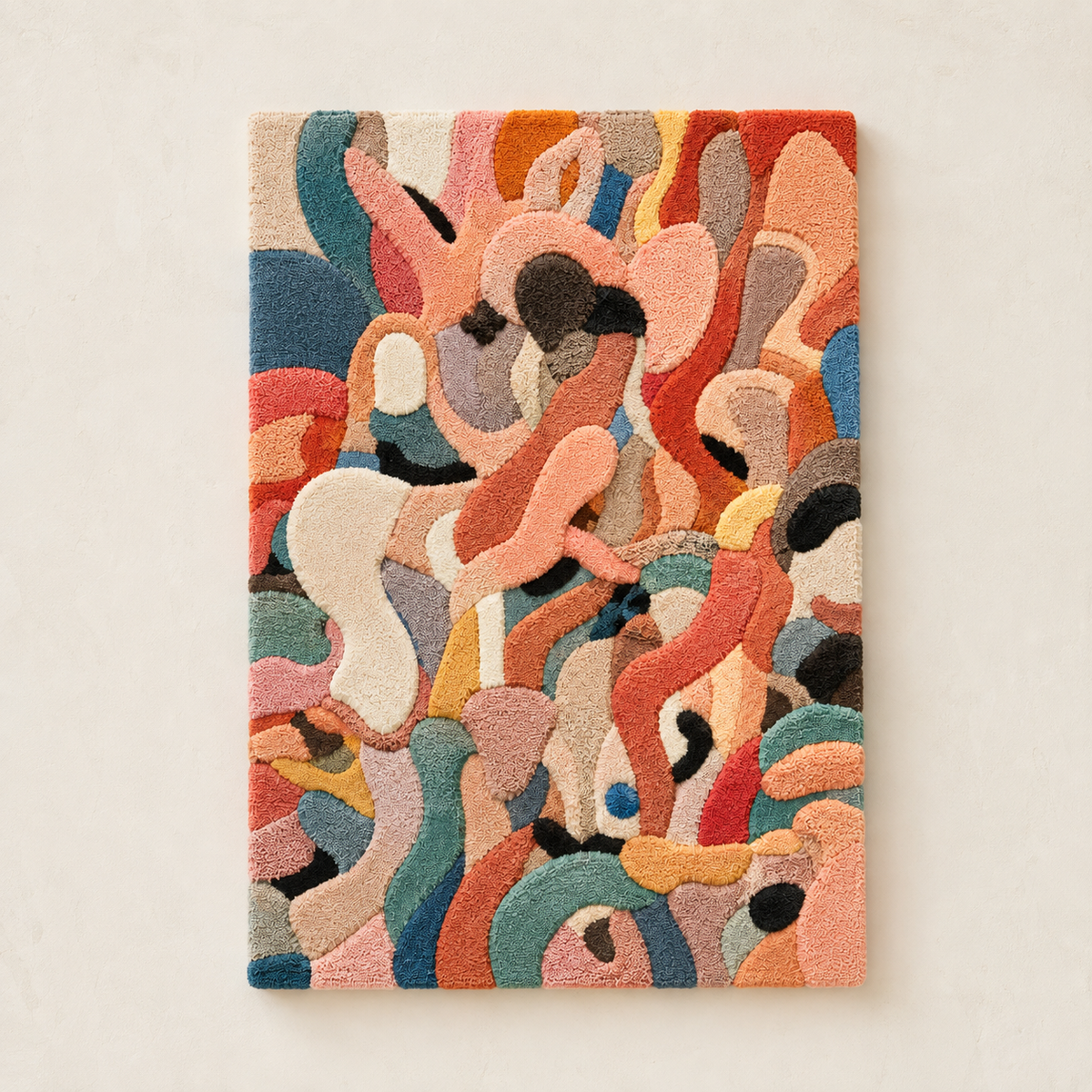 Hewn Earth Cinder Arcade wall art featuring abstract earthy tones and textured design for modern interior decor.