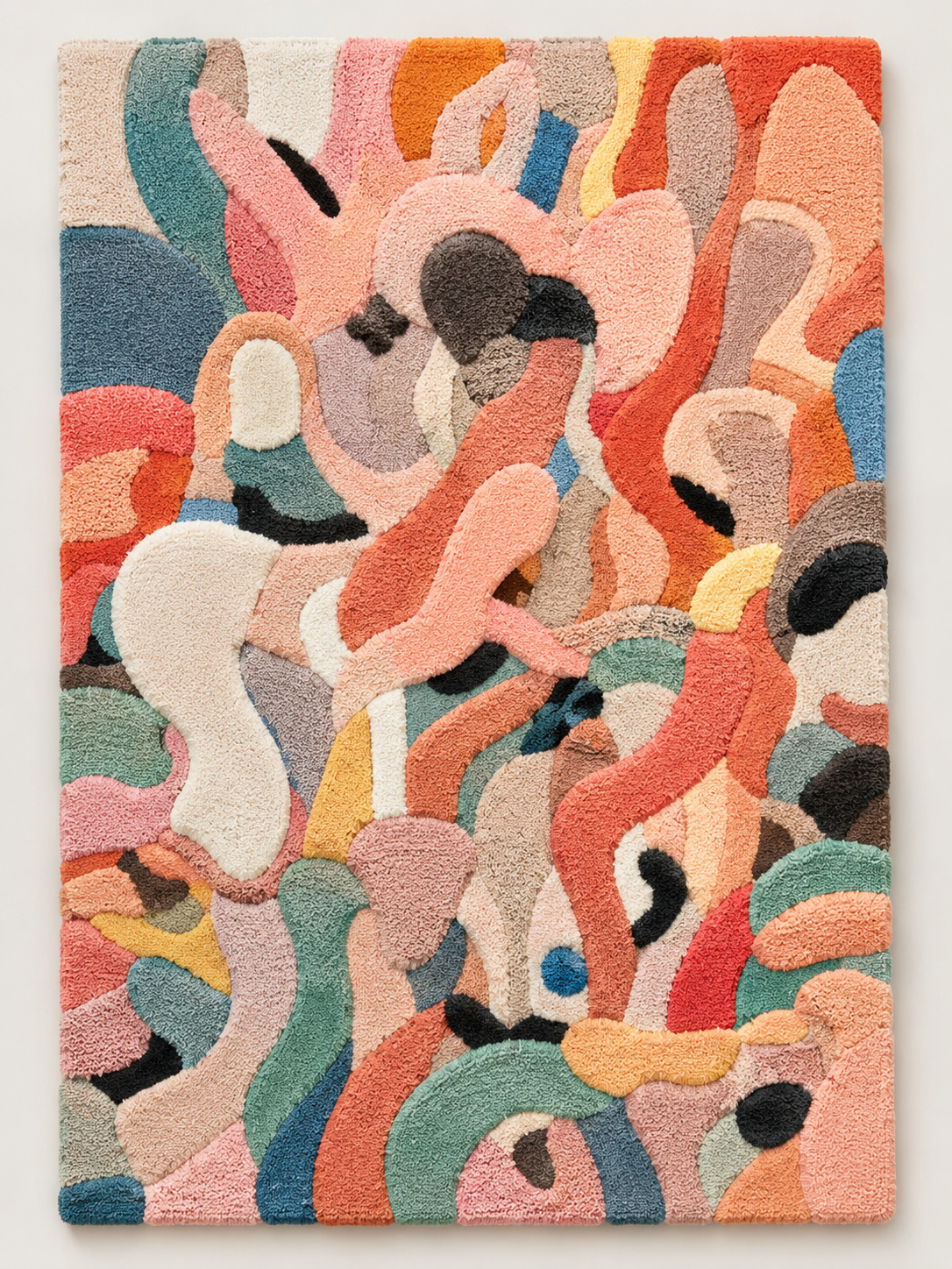 Hewn Earth Cinder Arcade wall art featuring a modern, abstract design with earthy tones, perfect for contemporary home decor.