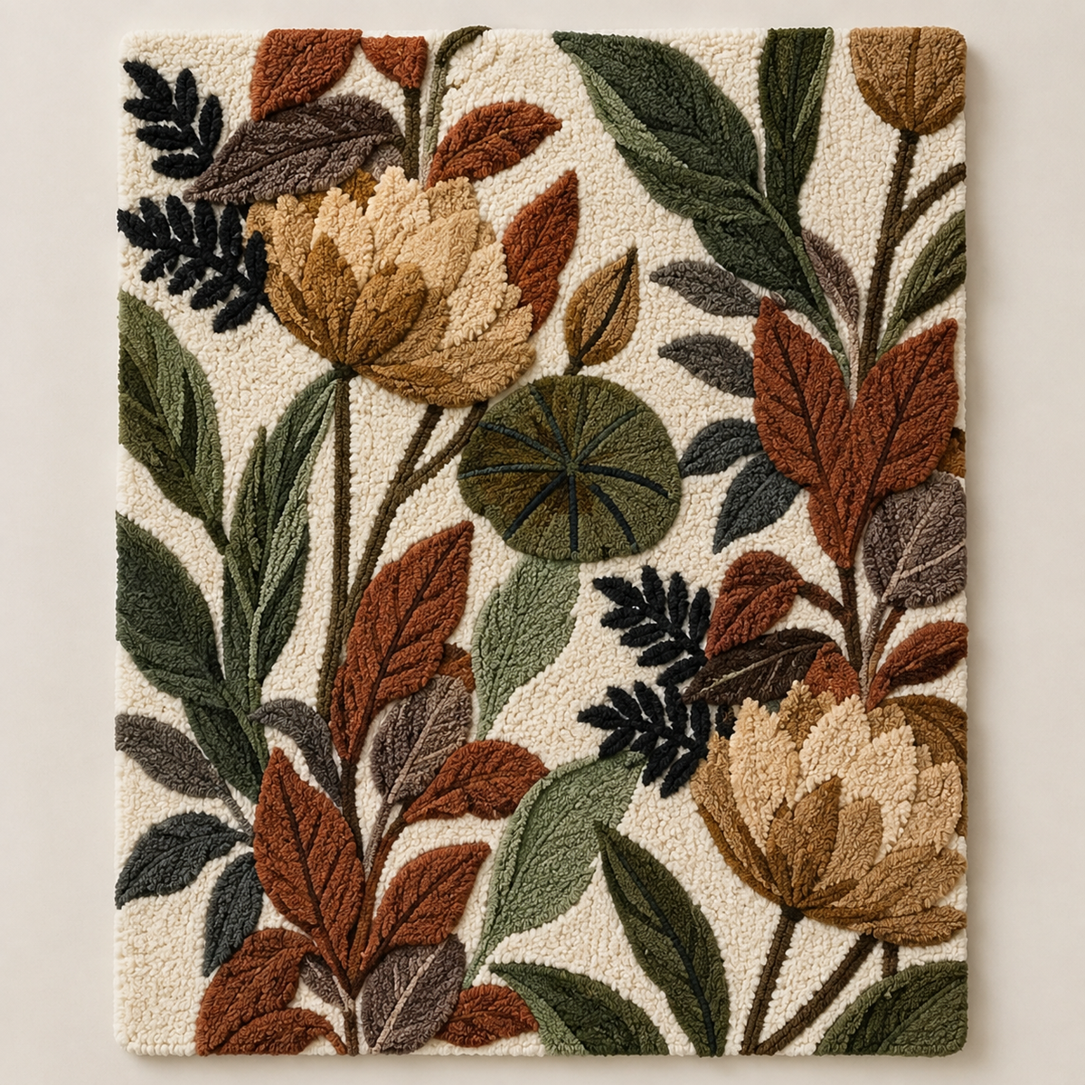 Luminous Veranda wall art by Hewn Earth featuring a vibrant, illuminated veranda scene with natural earthy tones and intricate details.