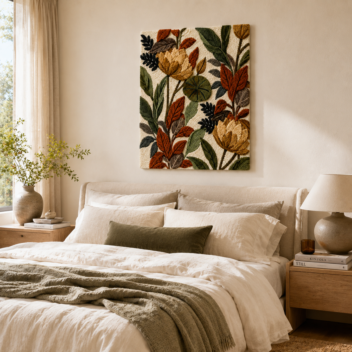 Hewn Earth Luminous Veranda wall art featuring a serene, luminous landscape scene in a natural, calming style.