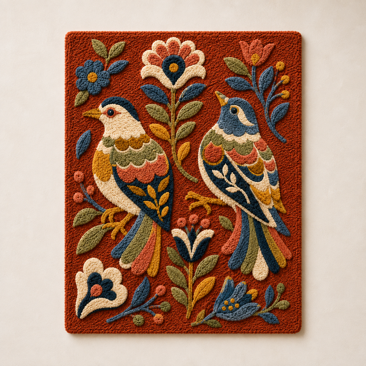 Hewn Earth Afterglow Cairn wall art featuring earthy tones and textured design, ideal for modern interior decoration.