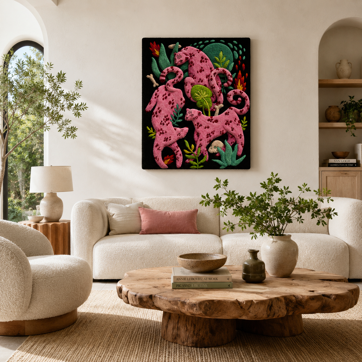 Hewn Earth Gilded Xanadu wall art featuring intricate gold-toned design on a neutral background for modern interior decor