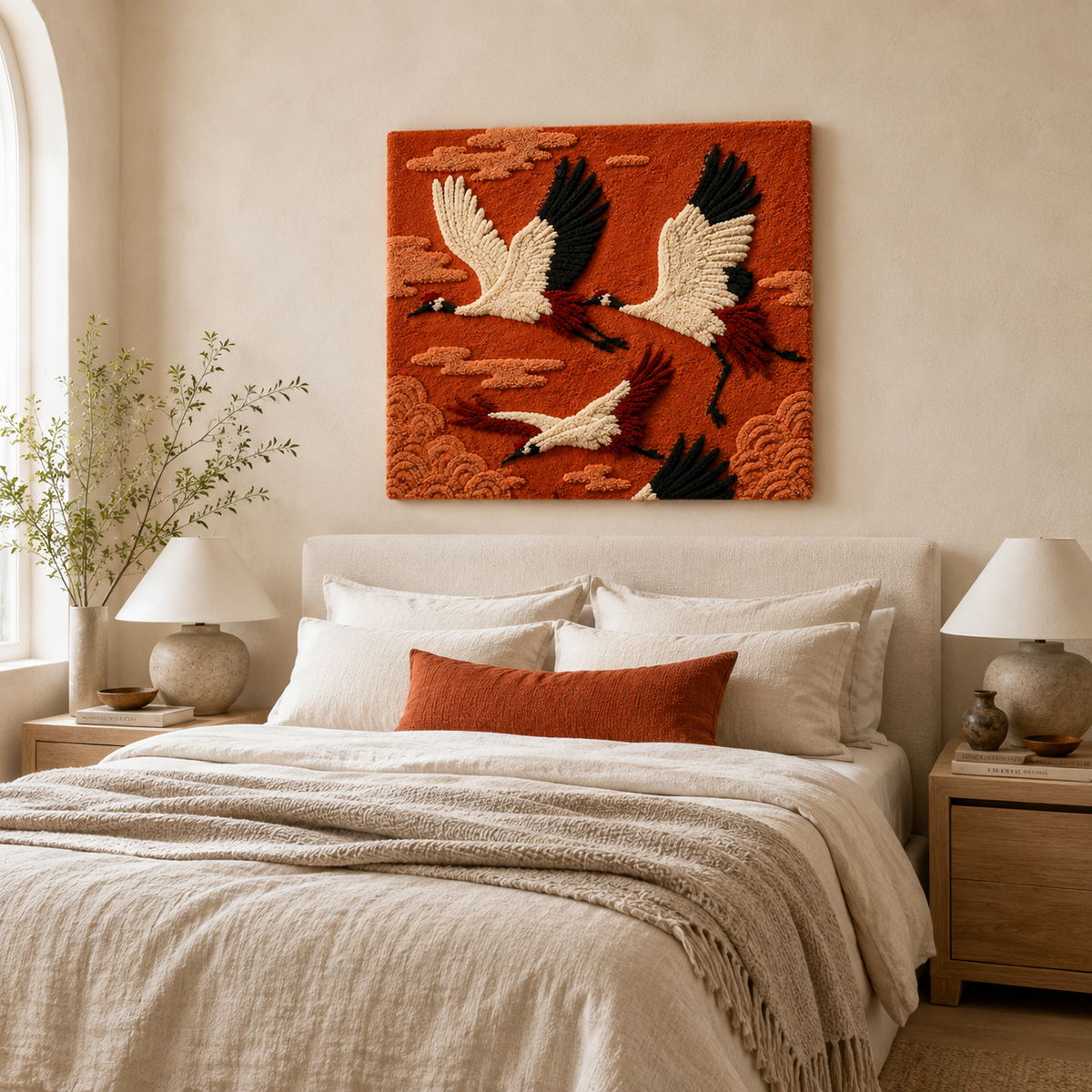 Hewn Earth Afterglow Bloom wall art featuring vibrant floral design on a framed canvas for modern home decor.