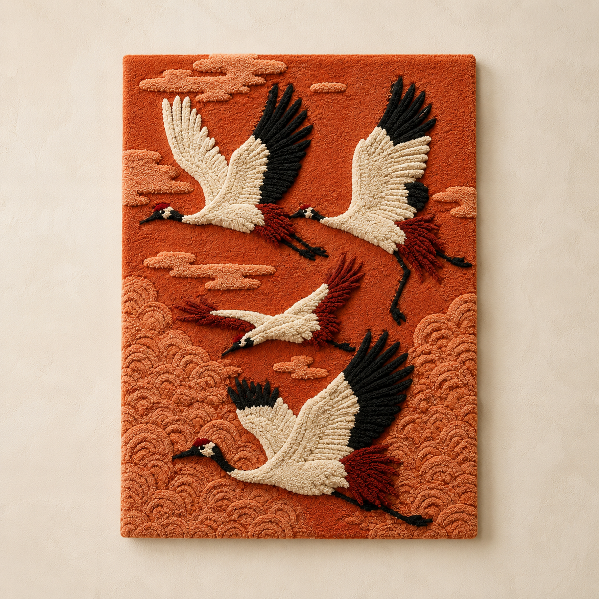Hewn Earth Afterglow Bloom wall art featuring vibrant, abstract floral design on a canvas or framed print.