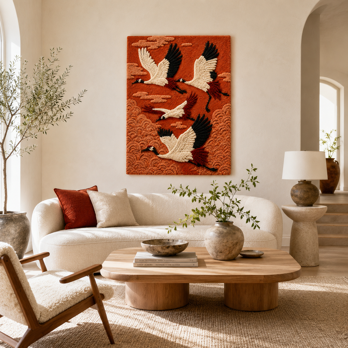 Hewn Earth Afterglow Bloom wall art featuring vibrant floral design on a textured background, ideal for modern home decor