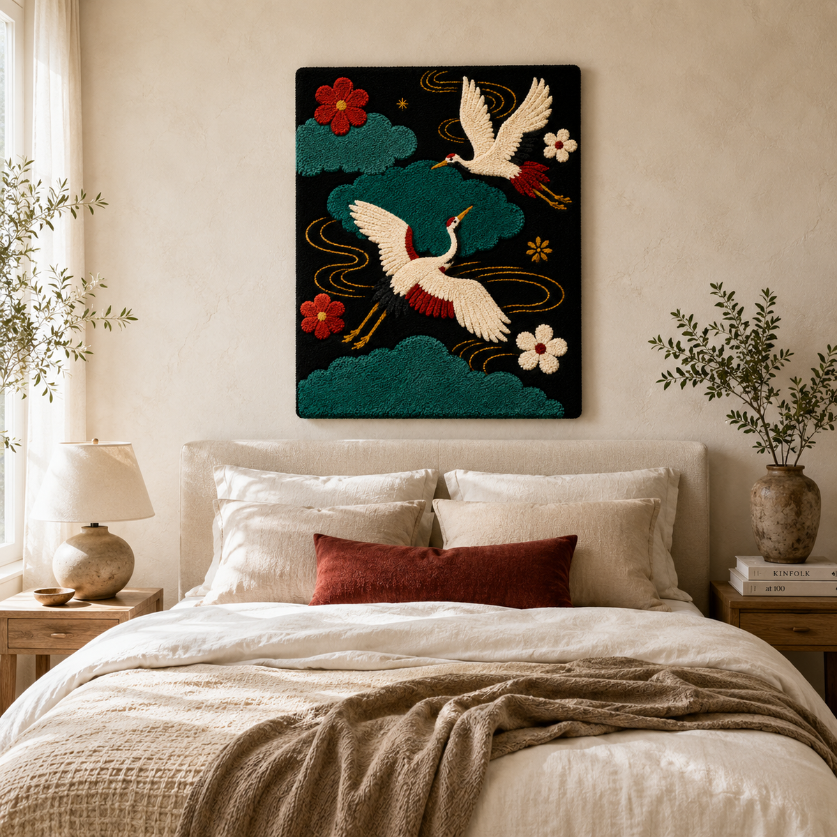 Hewn Earth Cinder Horizon wall art featuring abstract earthy tones and textured design for modern interior decor