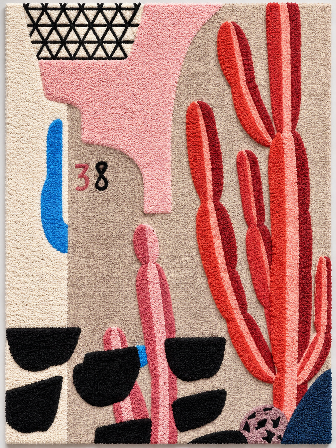 Hewn Earth Ember Orchard wall art featuring warm, earthy tones and abstract nature-inspired design for modern home decor.