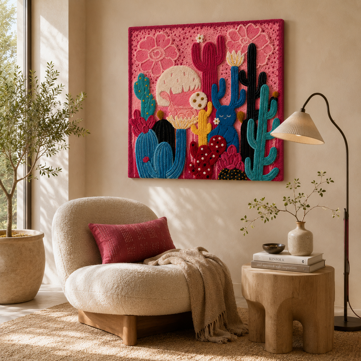 Luminous Eclipse wall art by Hewn Earth featuring a luminous, abstract eclipse design displayed on a modern room wall.