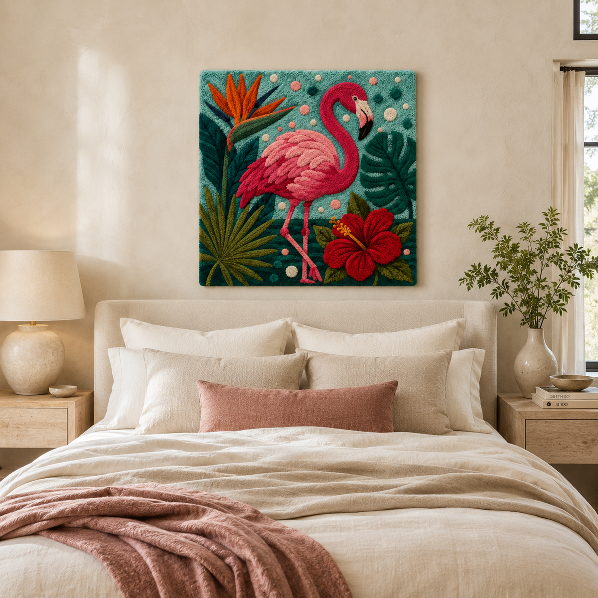 Hewn Earth Cinder Saffron wall art featuring abstract warm-toned geometric design for modern interior decor.