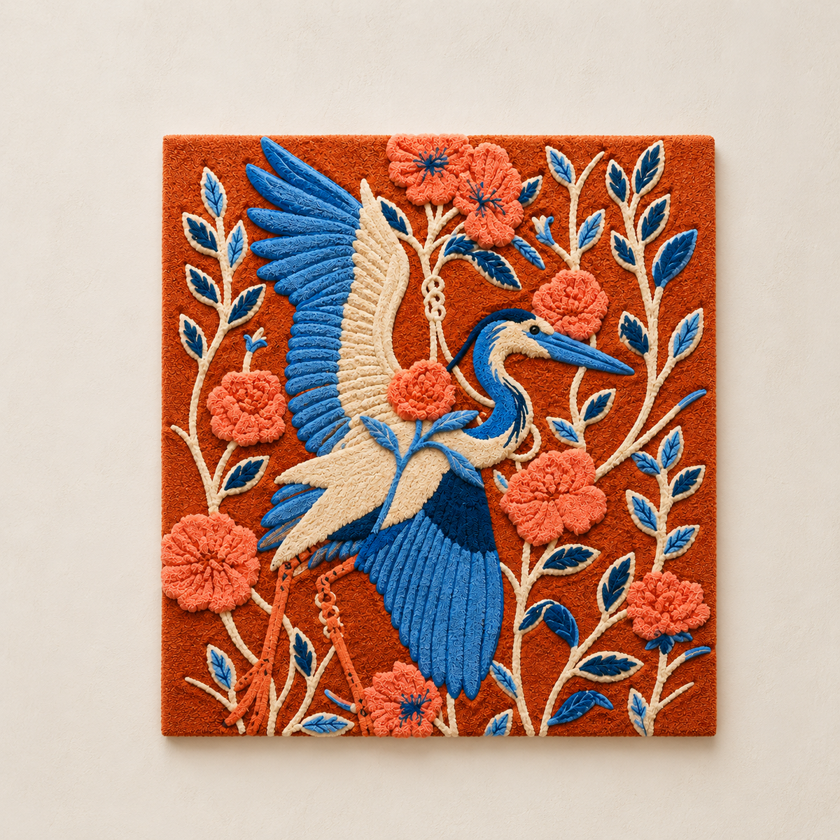 Gilded Heath wall art by Hewn Earth featuring intricate gilded design on a textured background.