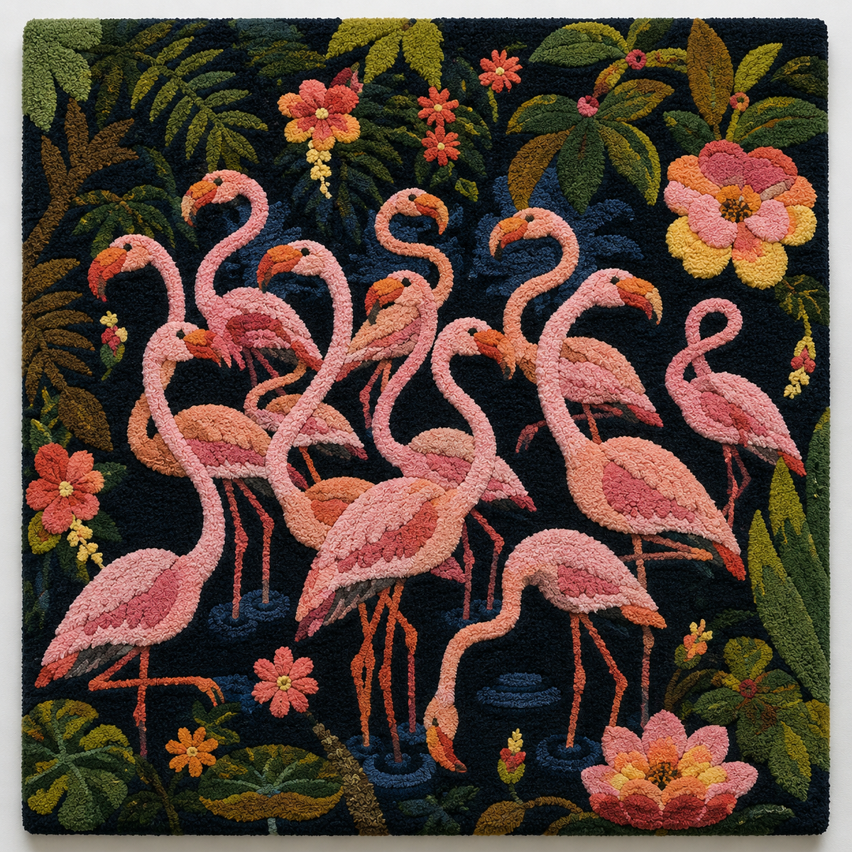 Hewn Earth Afterglow Jardin wall art featuring vibrant, abstract botanical design suitable for modern interior decor.