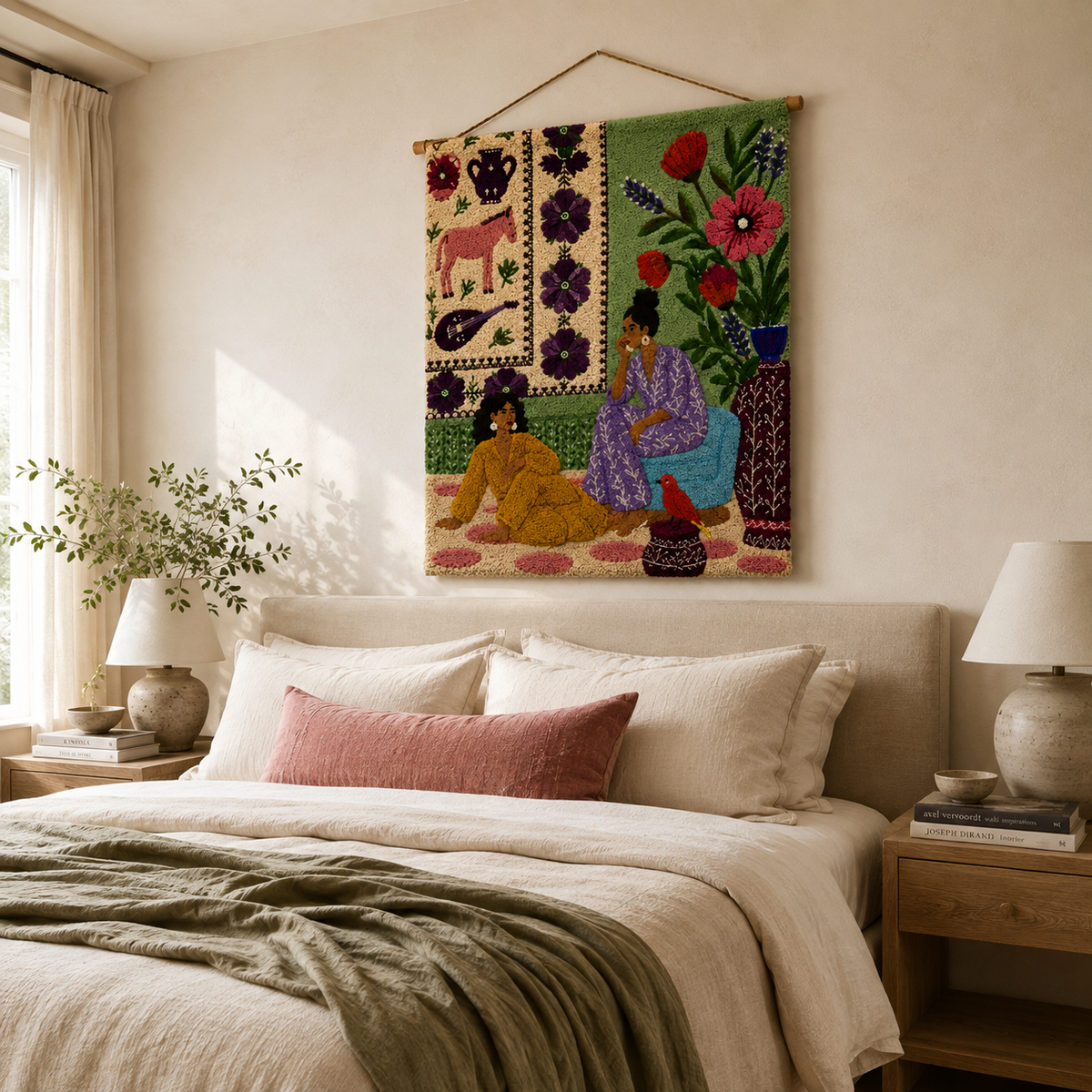 Hewn Earth Ember Zenith wall art featuring abstract design with warm earthy tones and textured surface, ideal for modern interior decor.
