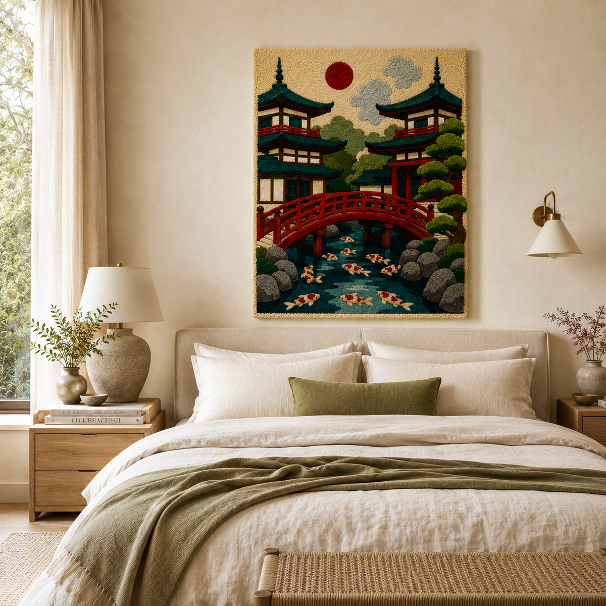 Hewn Earth Cinder Bower wall art featuring earthy tones and abstract design on canvas for modern home decor.