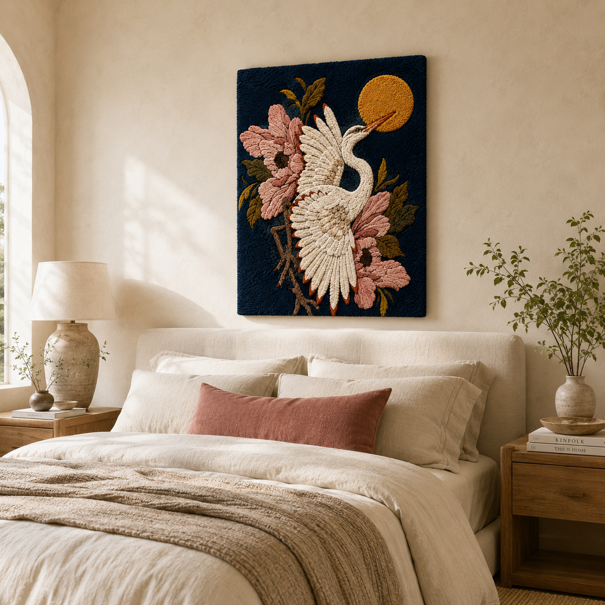 Hewn Earth Cinder Thicket wall art featuring abstract earthy tones and textured design, perfect for modern home decor.