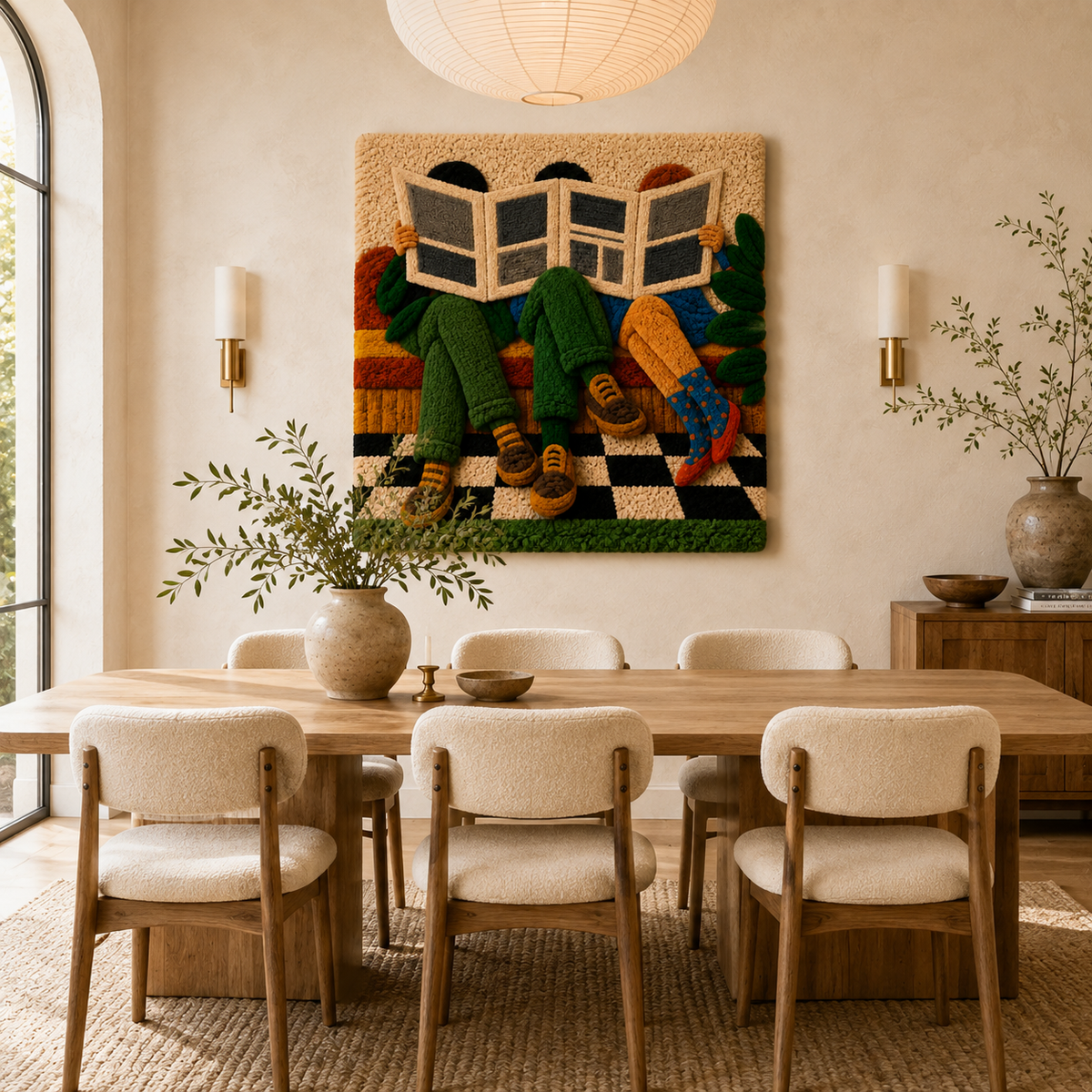 Gilded Iris wall art by Hewn Earth featuring a metallic gold iris flower illustration on a neutral background.