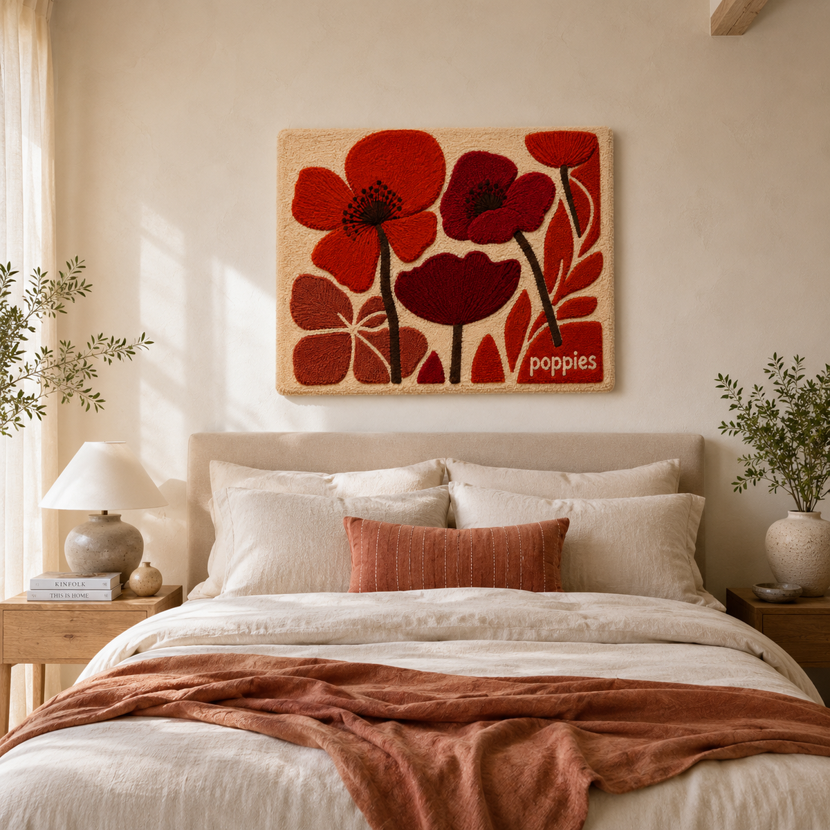 Luminous Vista wall art by Hewn Earth featuring a vibrant, abstract design with luminous colors on a framed canvas.