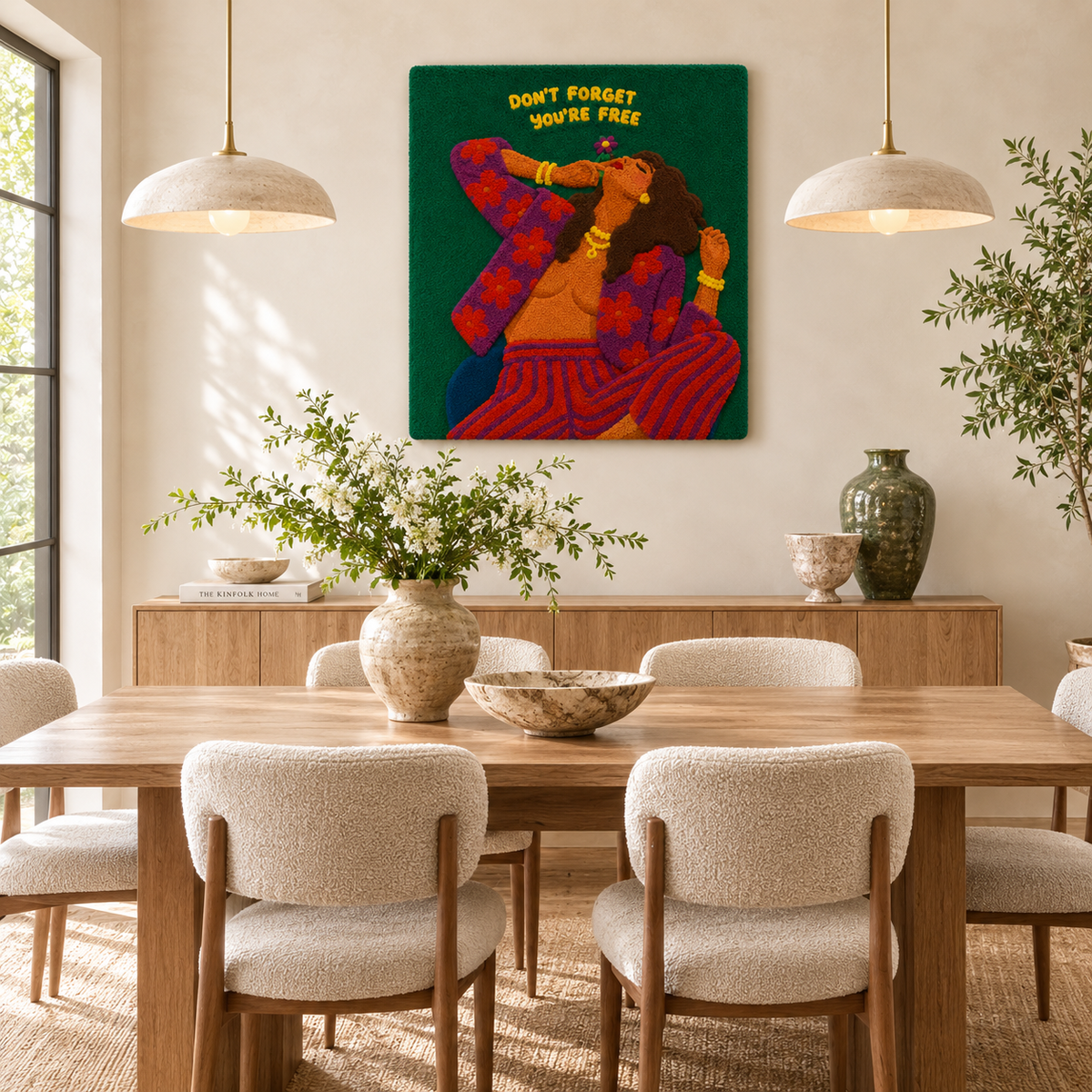 Luminous Heath wall art by Hewn Earth featuring a detailed, luminous nature-inspired design on a neutral background.