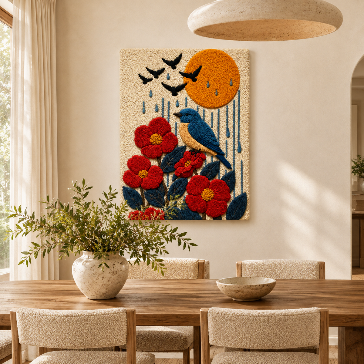 Luminous Garden wall art by Hewn Earth featuring vibrant, illuminated floral and nature-inspired design for home decor.