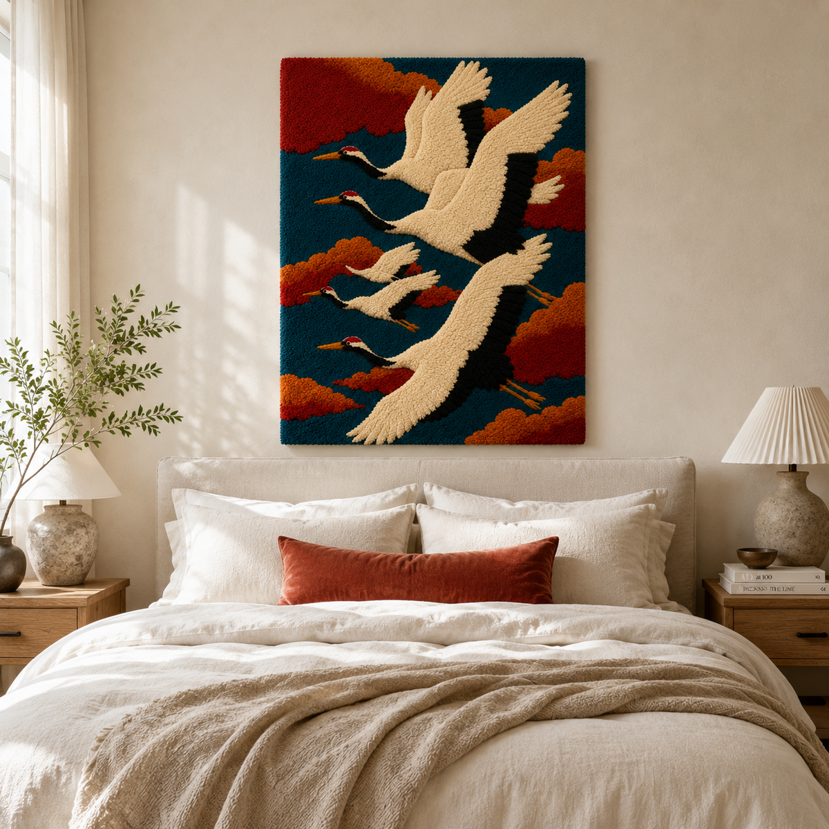 Hewn Earth Ember Cove wall art featuring warm-toned abstract design on a canvas or print.