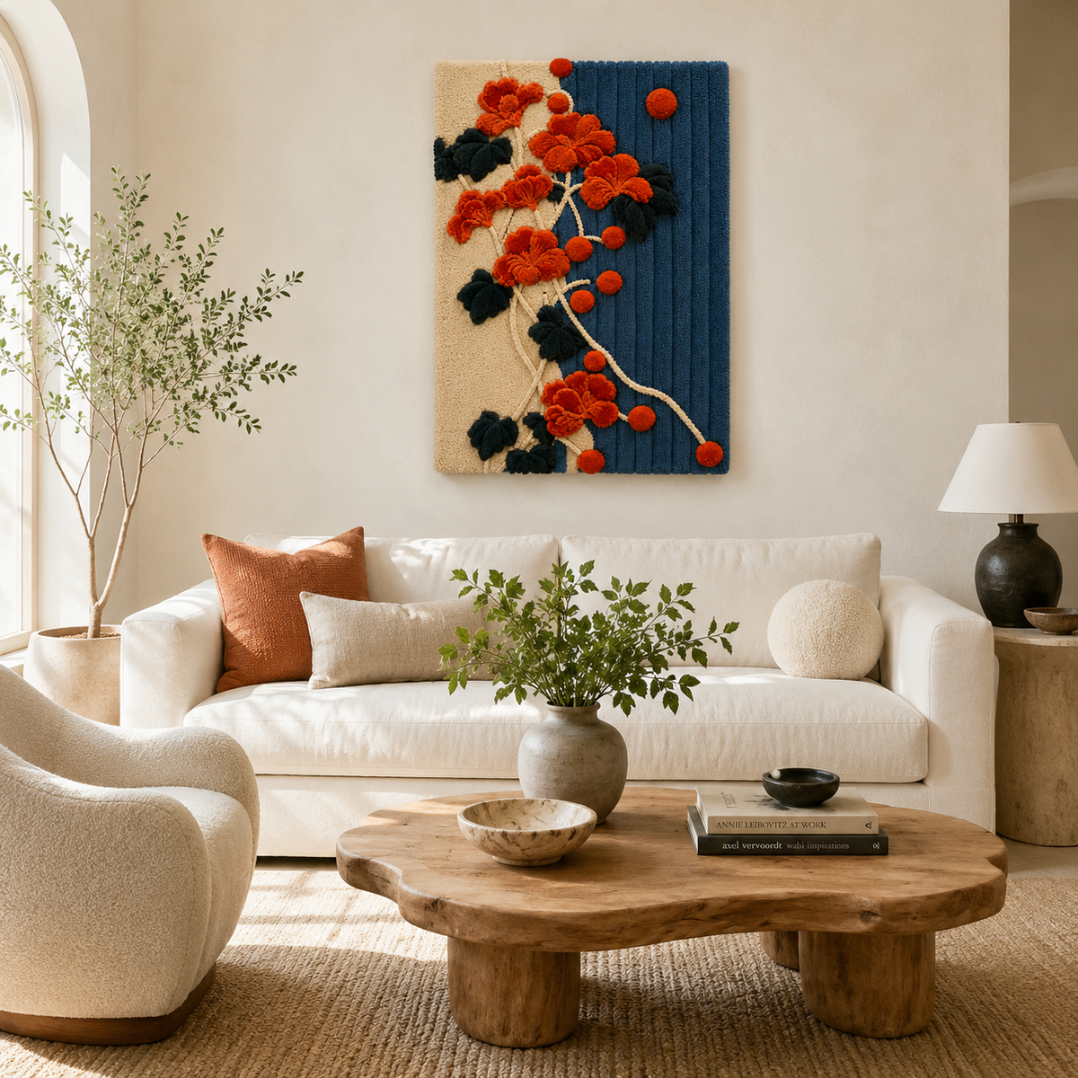 Hewn Earth Gilded Rill wall art featuring a textured, gold-toned abstract design on a neutral background.
