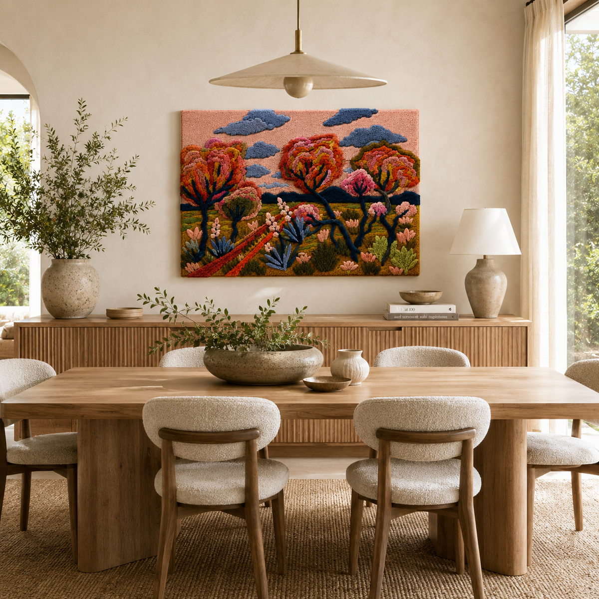 Gilded Juniper wall art by Hewn Earth featuring a detailed, gold-accented juniper branch illustration on a neutral background.