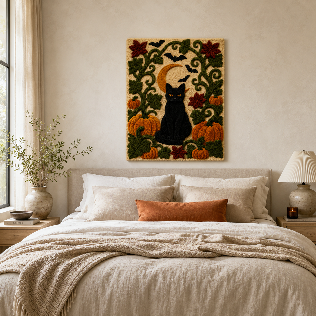 Hewn Earth Gilded Horizon wall art featuring a textured, gold-accented landscape scene on a canvas or print.