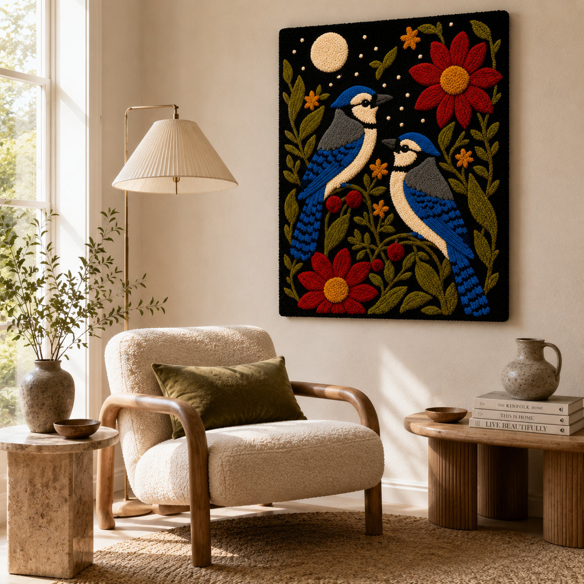 Hewn Earth Cinder Eclipse wall art featuring abstract earth tones and textured design, suitable for modern interior decor.